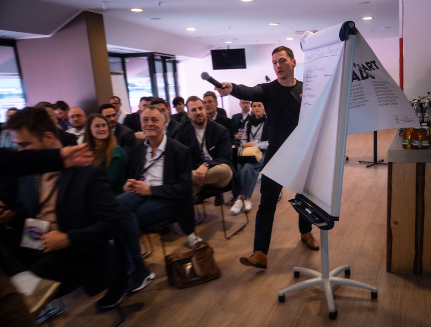 Workshop am Flipchart.